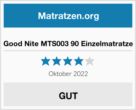  Good Nite MTS003 90 Einzelmatratze Test
