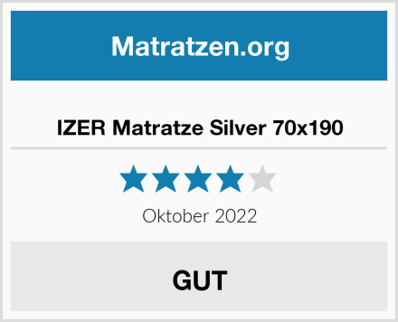  IZER Matratze Silver 70x190 Test