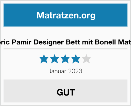  Generic Pamir Designer Bett mit Bonell Matratze Test