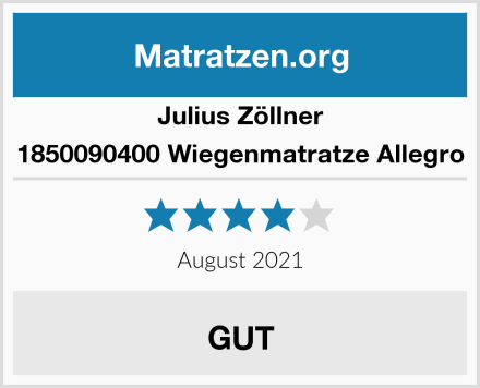 Julius Zöllner 1850090400 Wiegenmatratze Allegro Test