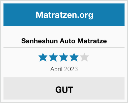  Sanheshun Auto Matratze Test