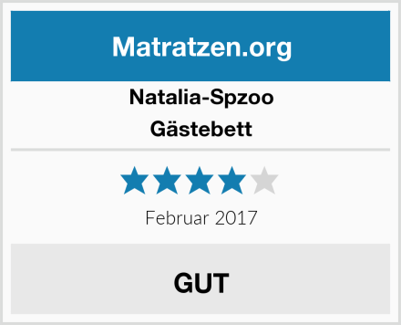 Natalia-Spzoo Gästebett Test