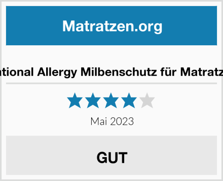  National Allergy Milbenschutz für Matratzen Test