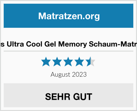  Zinus Ultra Cool Gel Memory Schaum-Matratze Test