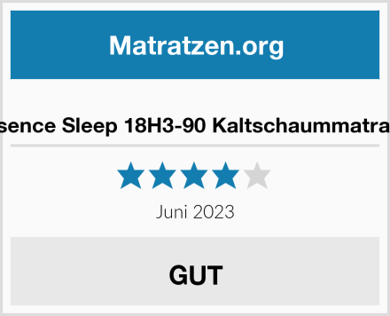  Essence Sleep 18H3-90 Kaltschaummatratze Test