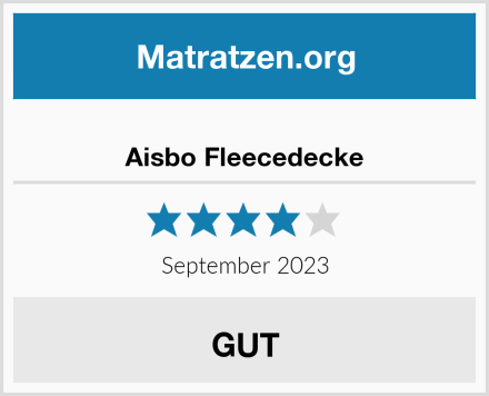  Aisbo Fleecedecke Test