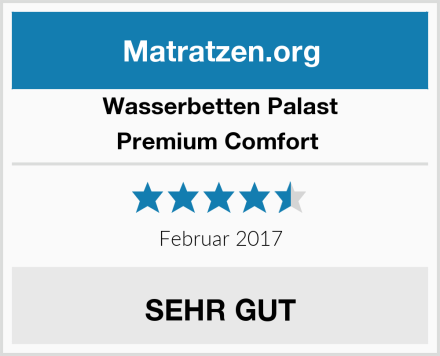 Wasserbetten Palast Premium Comfort  Test