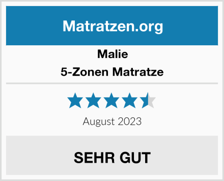 Malie 5-Zonen Matratze Test