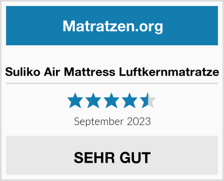  Suliko Air Mattress Luftkernmatratze Test
