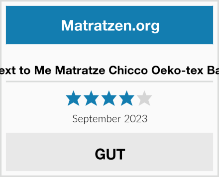  GOYSILA Next to Me Matratze Chicco Oeko-tex Babymatratze Test