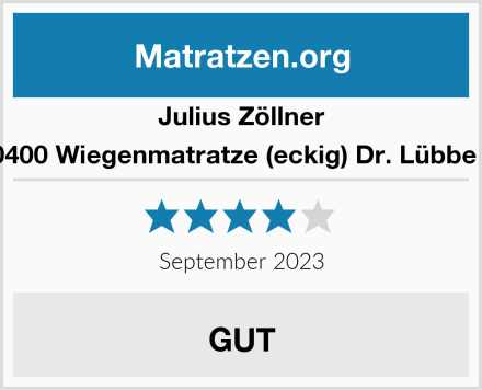 Julius Zöllner 1550090400 Wiegenmatratze (eckig) Dr. Lübbe Air Plus Test