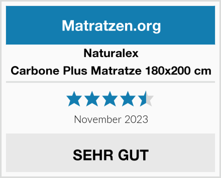 Naturalex Carbone Plus Matratze 180x200 cm Test