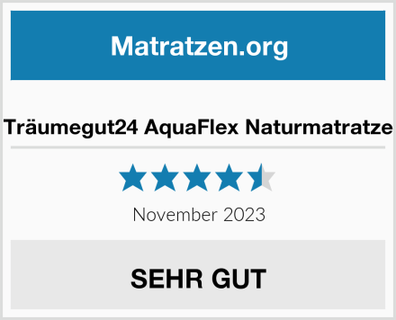  Träumegut24 AquaFlex Naturmatratze Test