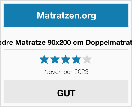  Godre Matratze 90x200 cm Doppelmatratze Test