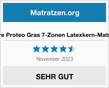  Godre Proteo Gras 7-Zonen Latexkern-Matratze Test