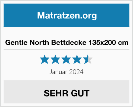  Gentle North Bettdecke 135x200 cm Test