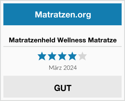  Matratzenheld Wellness Matratze Test