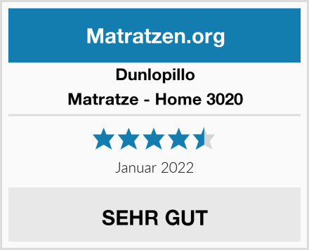 Dunlopillo Matratze - Home 3020 Test