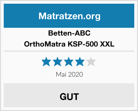 Betten-ABC OrthoMatra KSP-500 XXL Test