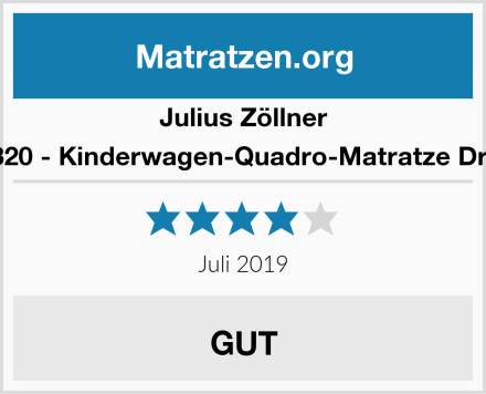 Julius Zöllner 1340075320 - Kinderwagen-Quadro-Matratze Dream Soft Test