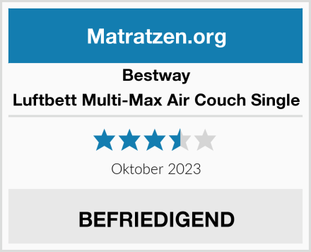 Bestway Luftbett Multi-Max Air Couch Single Test