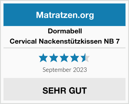 Dormabell Cervical Nackenstützkissen NB 7 Test