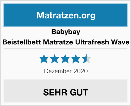 Babybay Beistellbett Matratze Ultrafresh Wave Test