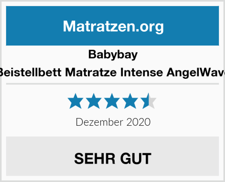 Babybay Beistellbett Matratze Intense AngelWave Test