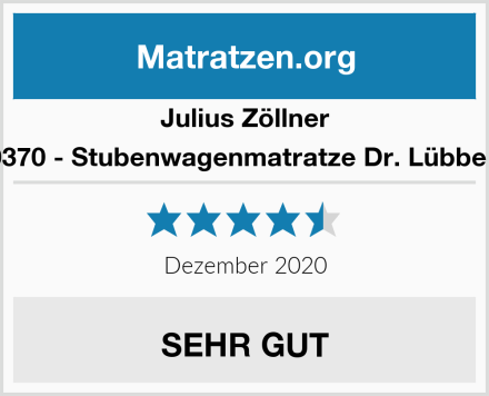 Julius Zöllner 1510070370 - Stubenwagenmatratze Dr. Lübbe Air Plus Test