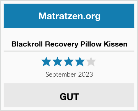  Blackroll Recovery Pillow Kissen Test