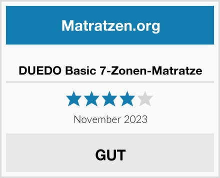  DUEDO Basic 7-Zonen-Matratze Test