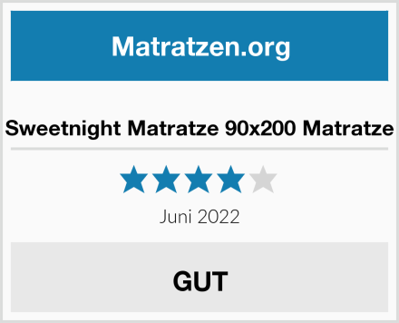  Sweetnight Matratze 90x200 Matratze Test