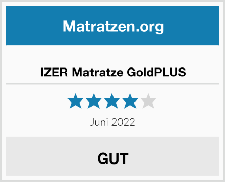  IZER Matratze GoldPLUS Test