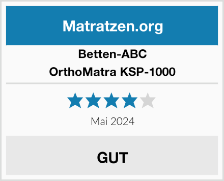 Betten-ABC OrthoMatra KSP-1000 Test
