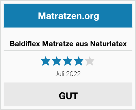  Baldiflex Matratze aus Naturlatex Test