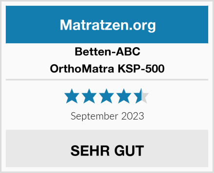 Betten-ABC OrthoMatra KSP-500 Test