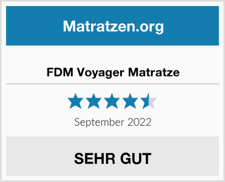  FDM Voyager Matratze Test