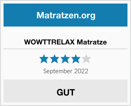  WOWTTRELAX Matratze Test