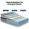  Newentor Matratze mit Kaltschaum und Gel-Schaum